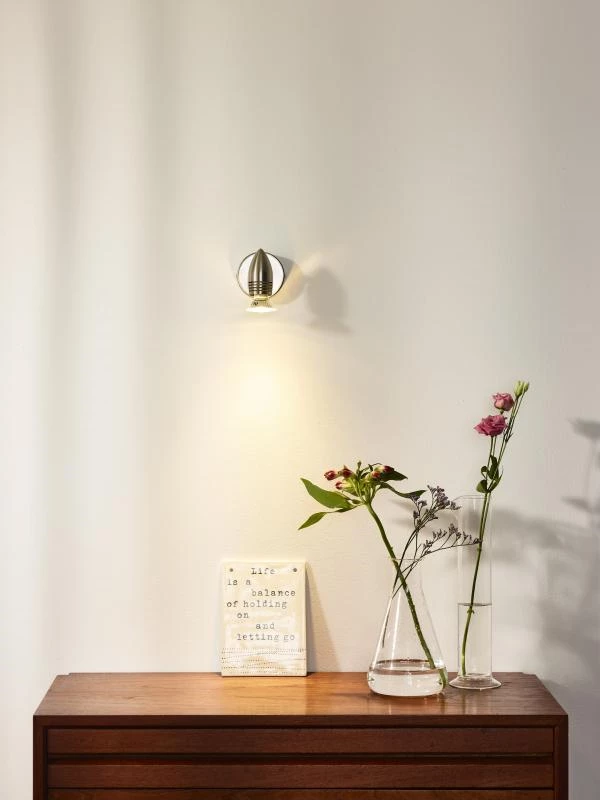 Lucide CARO-LED - Plafondspot - Ø 9 cm - LED - GU10 - 1x5W 2700K - Wit - sfeer 1